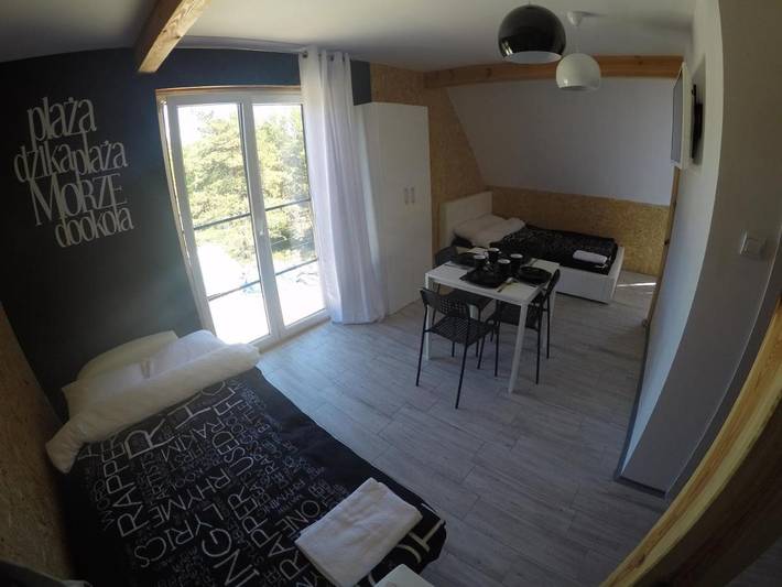 Ferienwohnung für 2 Personen, mit Pool und Garten sowie Ausblick, mit Haustier in Halbinsel Hel