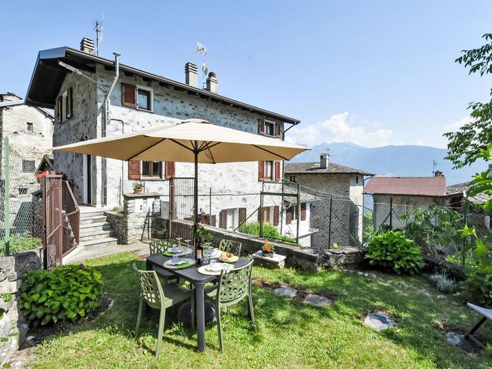 Ferienhaus für 7 Personen, mit Garten und Balkon, mit Haustier in Bergell