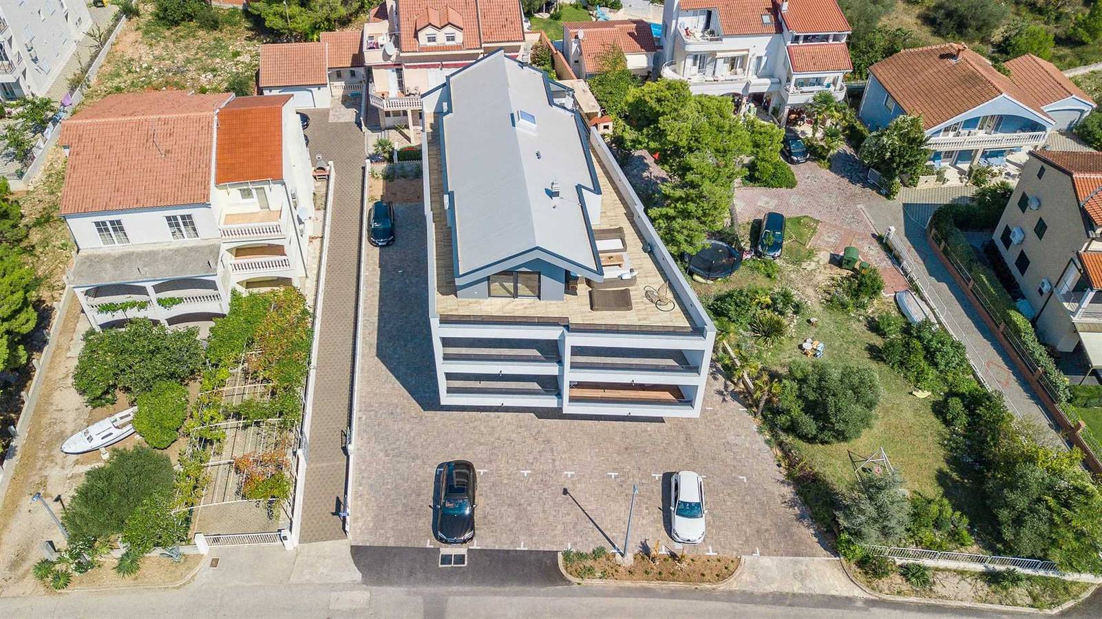 Ganze Wohnung, Cozy Seafront Apartment Sabbia, Steps from the Adriatic Sea, Srima Croatia in Srima, Šibenik-Knin