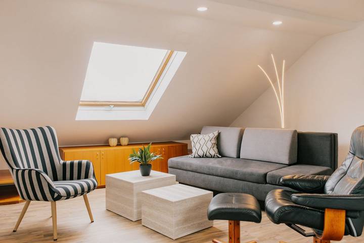 Ferienwohnung für 4 Personen, mit Balkon und Terrasse sowie Sauna und Seeblick im Waldecker Land - 3