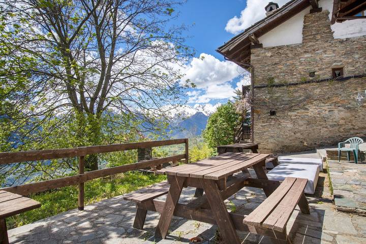 Gîte pour 3 personnes, avec Balcon et Jardin à Comune di Saint-Pierre