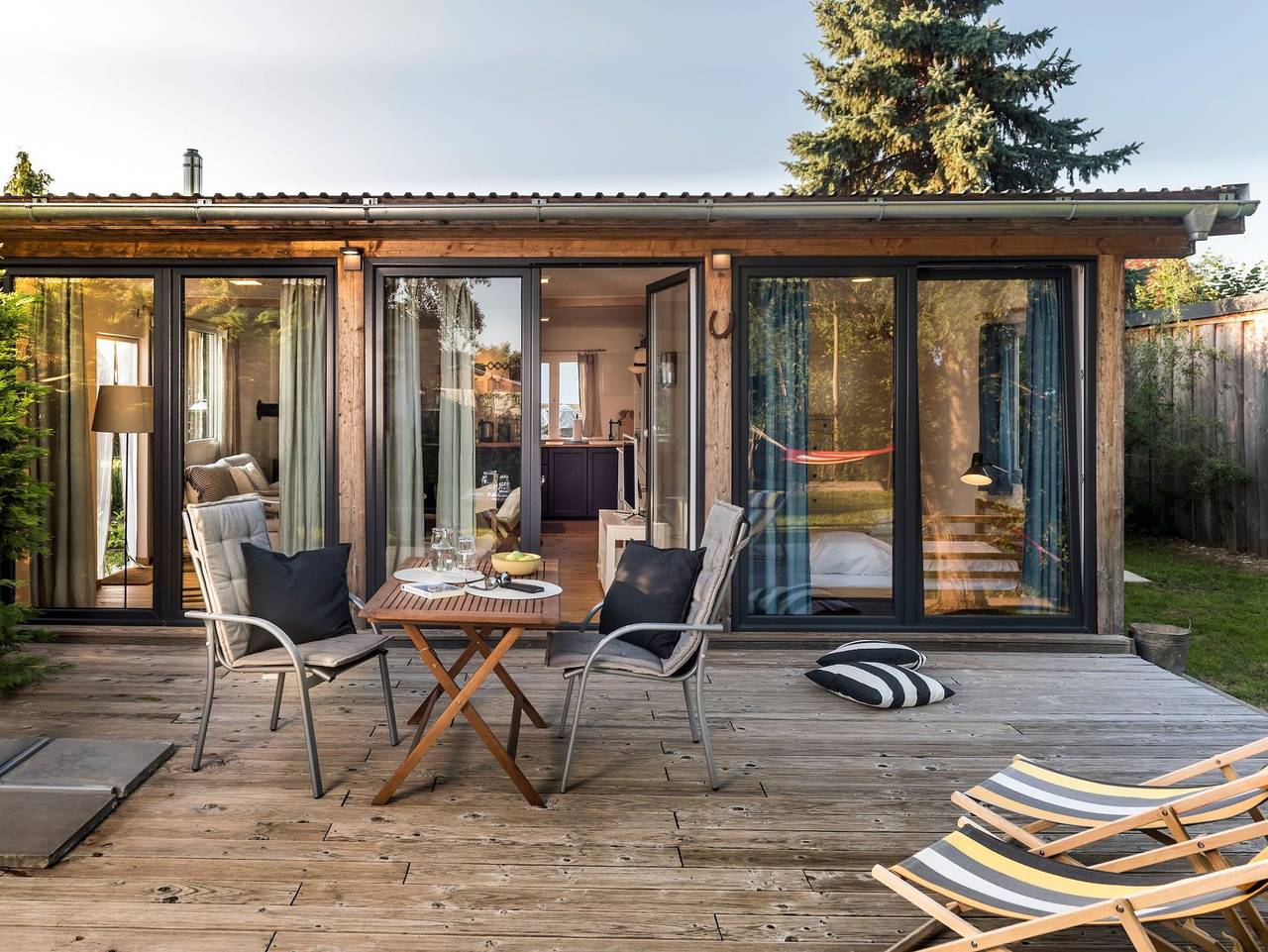 Ganze Ferienwohnung, Pommernhaus Bay Cabin, Kamin, Sup's in Altwarp, Stettiner Haff