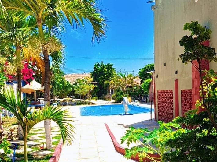 Casas e apartamentos de temporada para 5 pessoas, com terraço e vista e ainda jardim and piscina, com animais de estimação em Canoa Quebrada