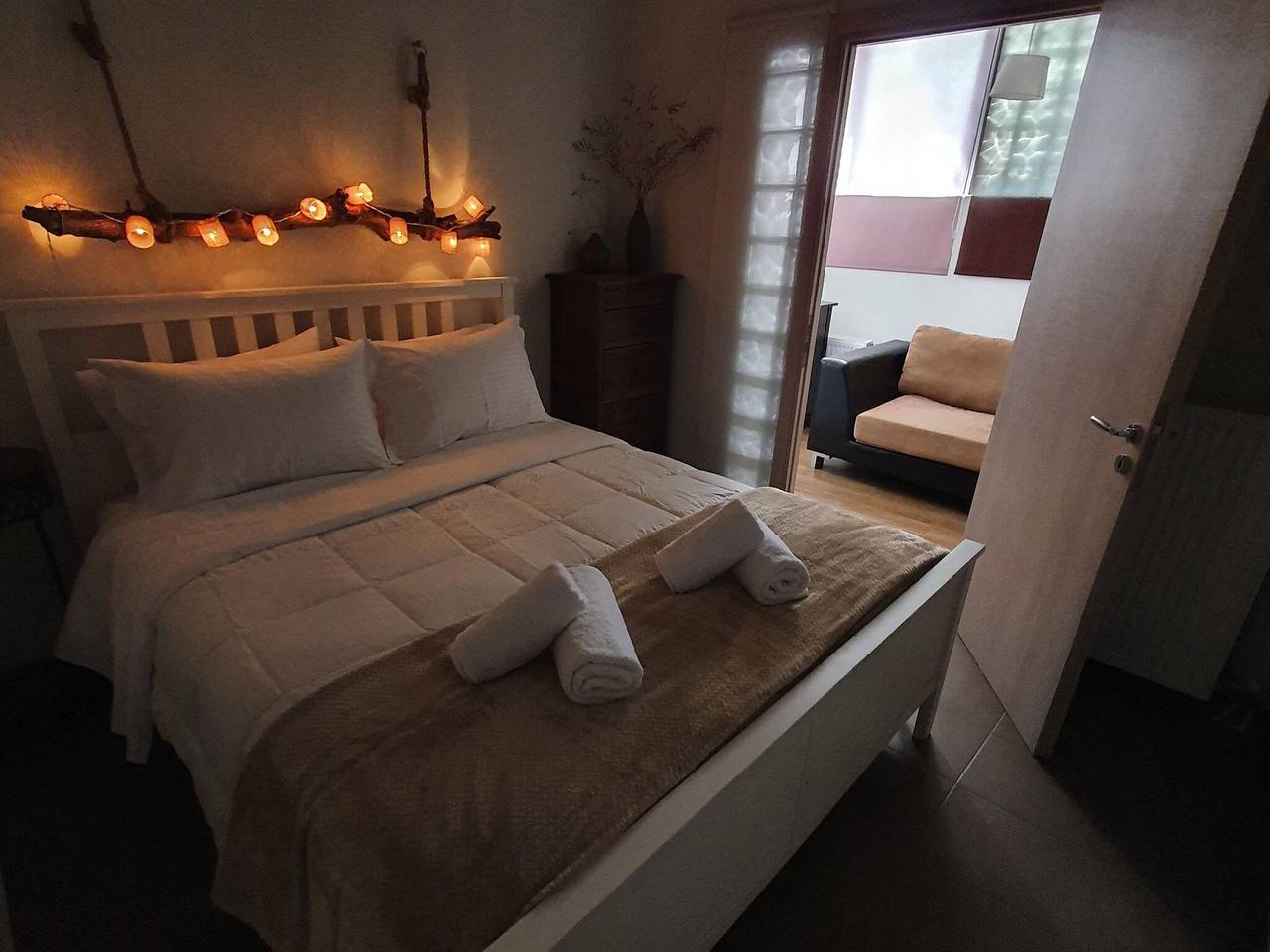 Apartamento en Loutra Elenis con jardםn in Oreas Elenis, Corintia
