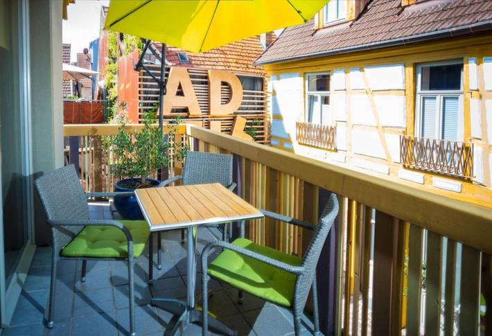 Ferienwohnung für 4 Personen, mit Balkon und Terrasse sowie Garten in Marktheidenfeld