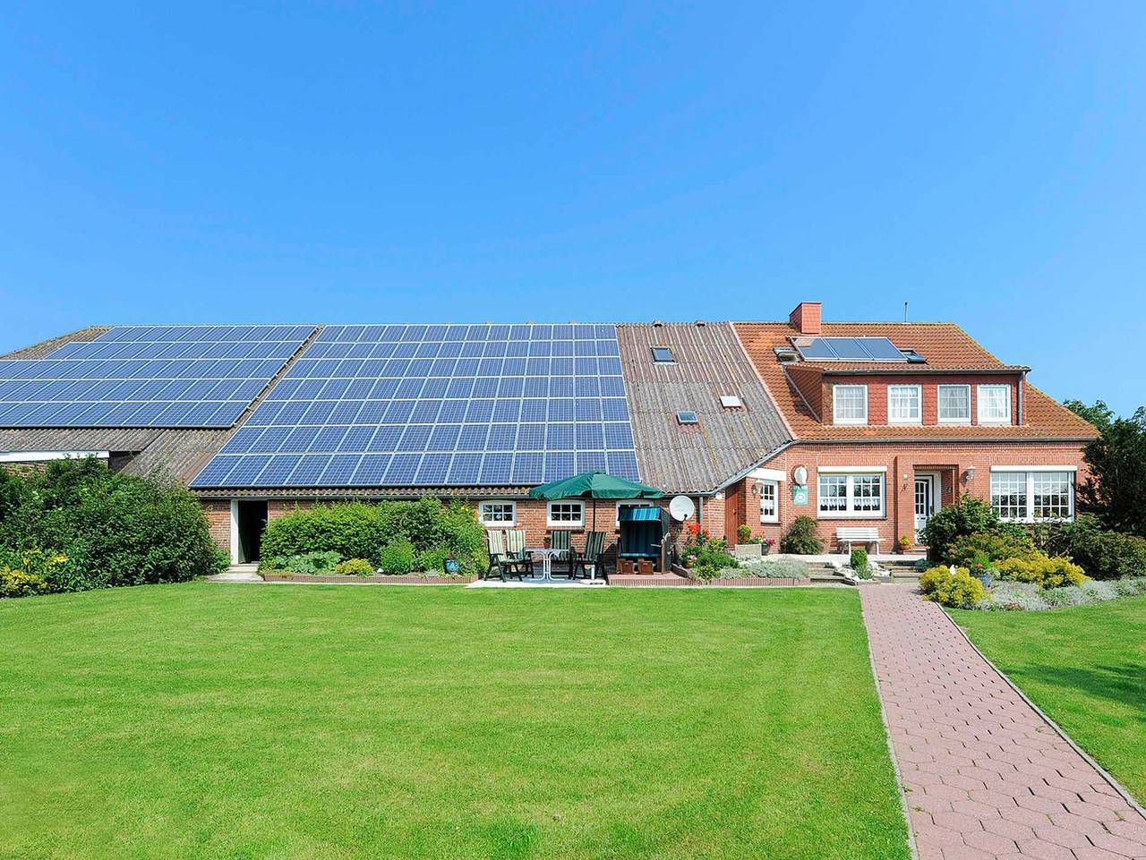 Ganze Ferienwohnung, Ferienwohnungen auf Ferienhof Warfthof Becker in Werdum - Ferienwohnung Wintergarten in Wallum, Werdum