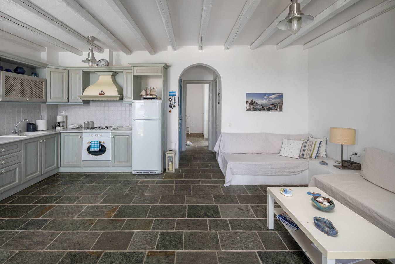 Casa vacanze 'Almira 2' con vista mare, Wi-Fi e aria condizionata in Ramos, Cicladi