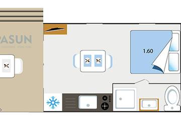 Camping für 2 Personen in Cabrières-d'Aigues, Luberon, Bild 4