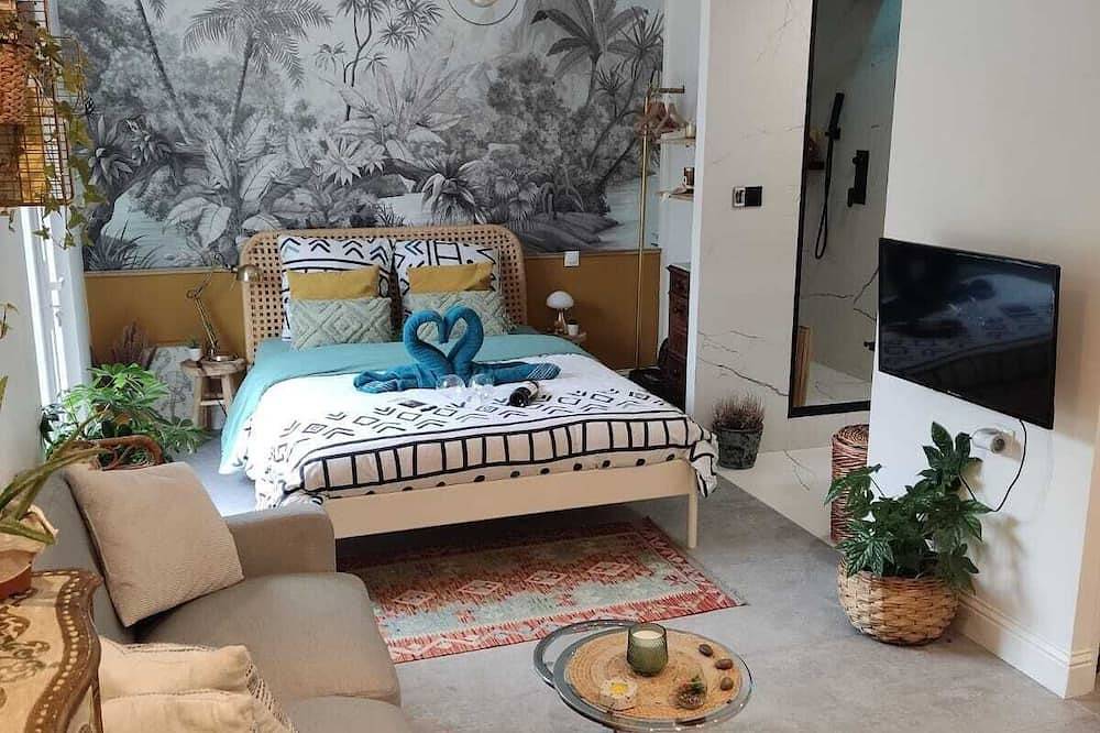 Ganze Wohnung, Superbe appartement avec jacuzzi avec jardin privé in Bron, Rhône