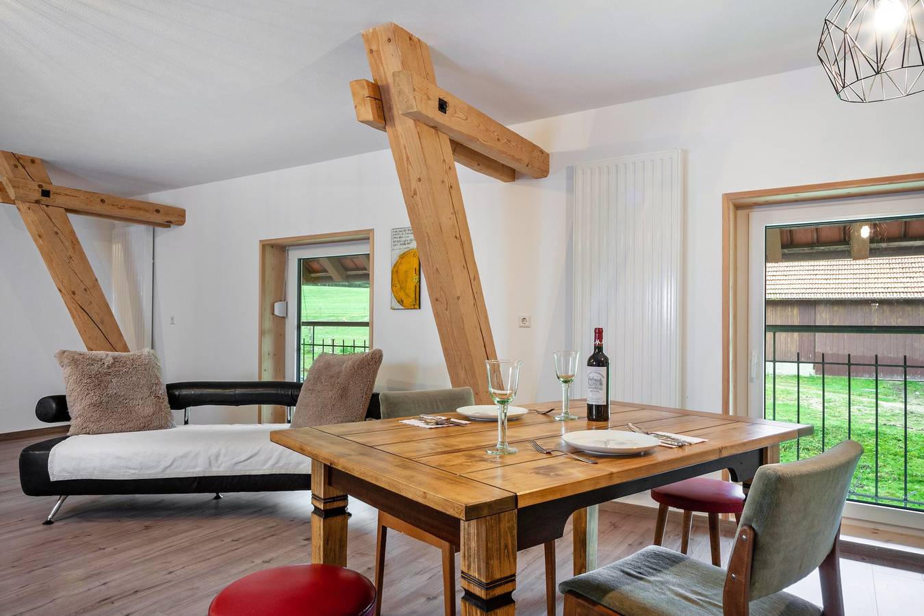 Ganze Wohnung, Ferienwohnung 'Salerhof' mit Privatterrasse und Wi-Fi in Bad Wurzach, Region Bodensee-Oberschwaben