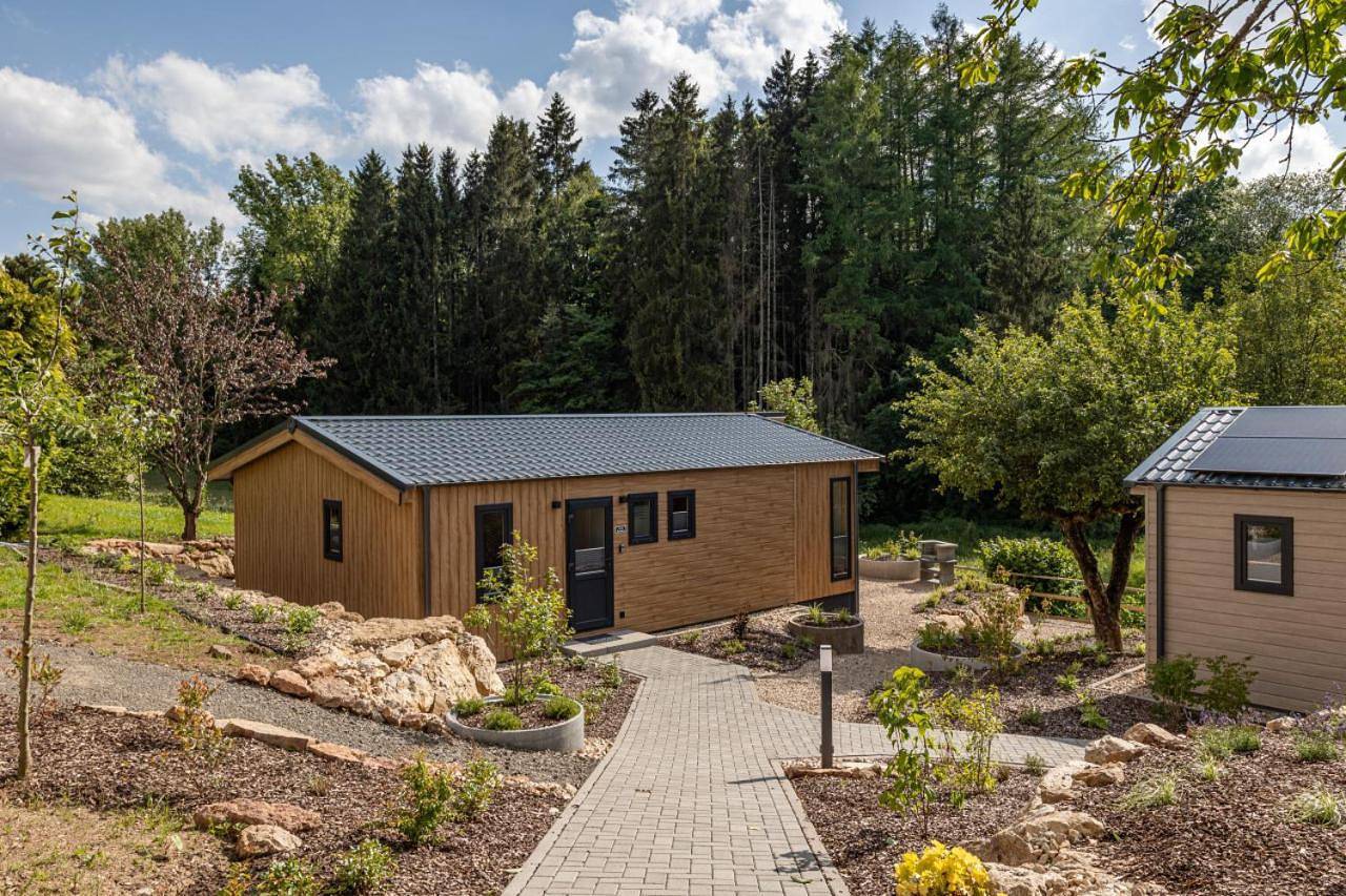 Chalet Bachwies I Terrasse I Seeblick I Wandern in Hillesheim, Vulkaneifel