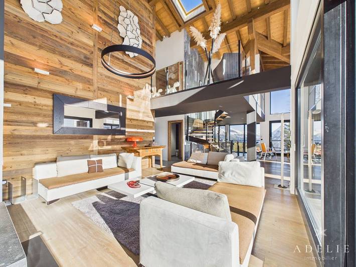 Chalet pour 10 personnes, avec piscine dans La Rosière - 3