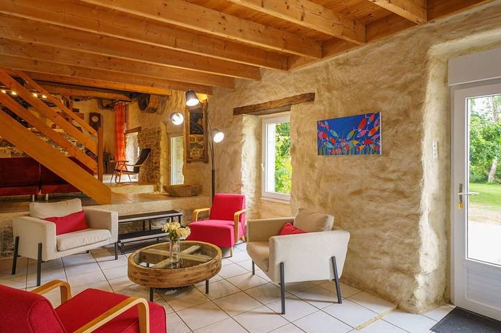 Maison de vacances pour 6 personnes, avec jardin à Plovan