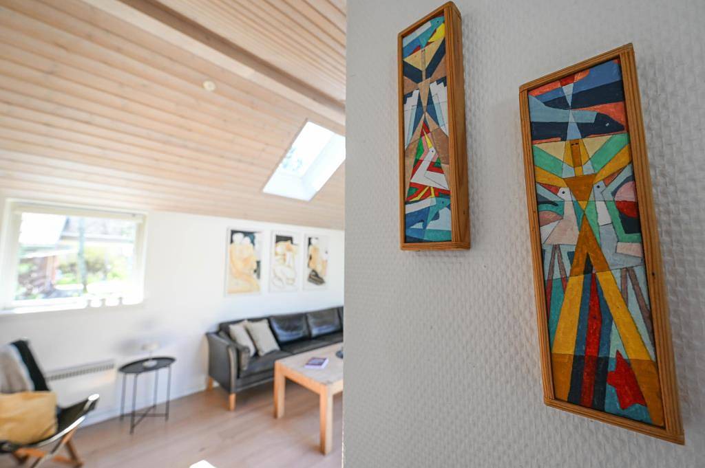 Bright, modern architect's house with wood-burning stove – Pets welcome in Ulfborg, Nissum Fjord