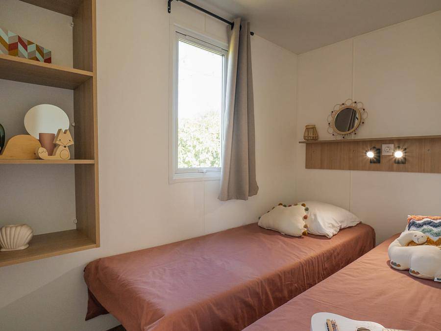 Camping Paradis du Viaduc - Mobilheim 4 personen - Nest Tropical Signature, 2 Schlafzimmer, 4 Personen in Millau, Parc naturel régional des Grands Causses