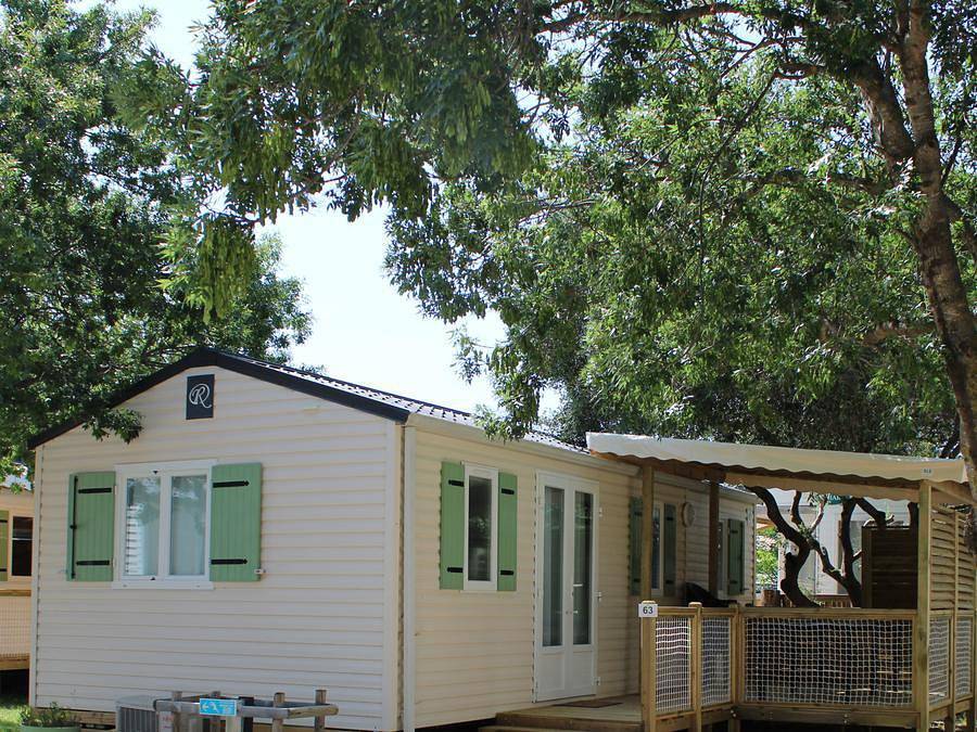 Domaine de la Palme - Mobilhome 6 personnes - 3 chambres 32 m2 + clim + Tv in La Palme, Côte d'Améthyste