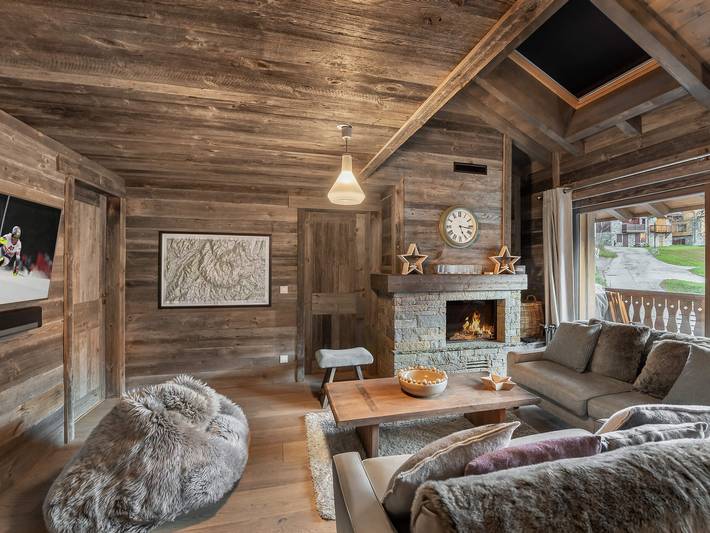 Gîte pour 8 personnes, avec Balcon et Terrasse à Courchevel