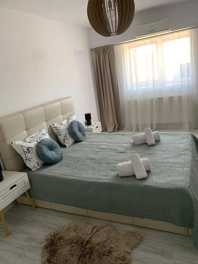 Apartament wakacyjny dla 3 osób, z Balkon i Widok w Sybin