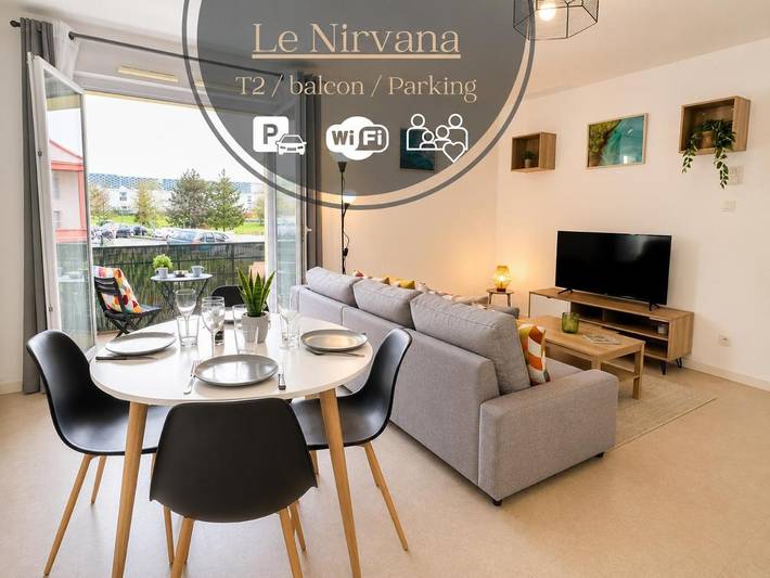 Appartement de vacances pour 4 personnes, avec Balcon et Terrasse