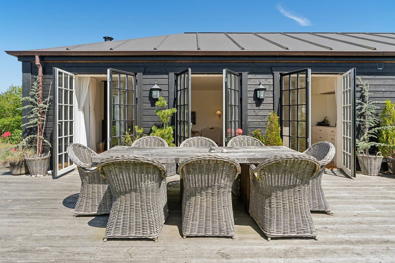 Helles Haus am Strand mit Meerblick in Nyborg in Nyborg, Nyborg und Umgebung