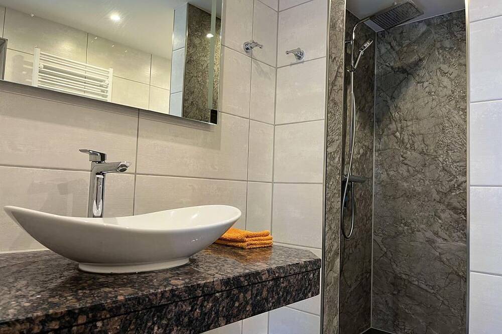 Ganze Wohnung, Ferienwohnung \"Flößersteig\", 2 Schlafräume - Ferienhaus Schrammsteinblick in Reinhardtsdorf-Schöna, Elbsandsteingebirge