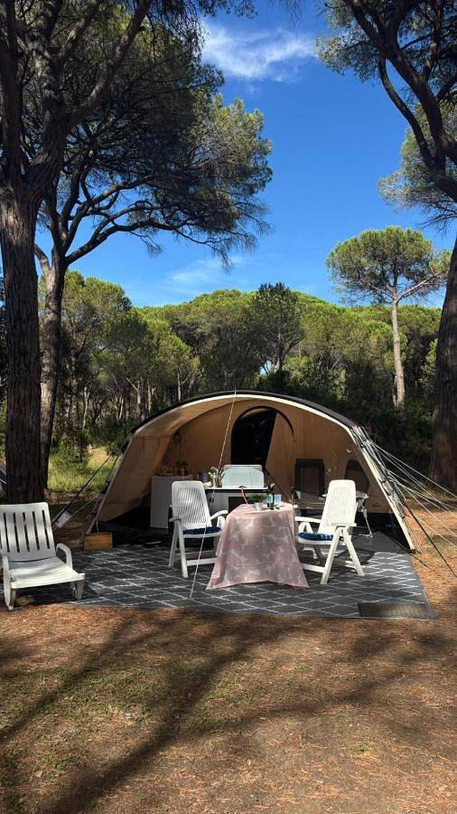 Camping für 4 Personen, mit Garten und Pool in Grosseto