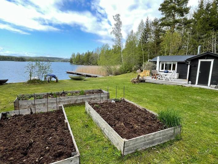 Ferienhaus für 4 Personen, mit Terrasse und Garten sowie Sauna und Ausblick am Bunn