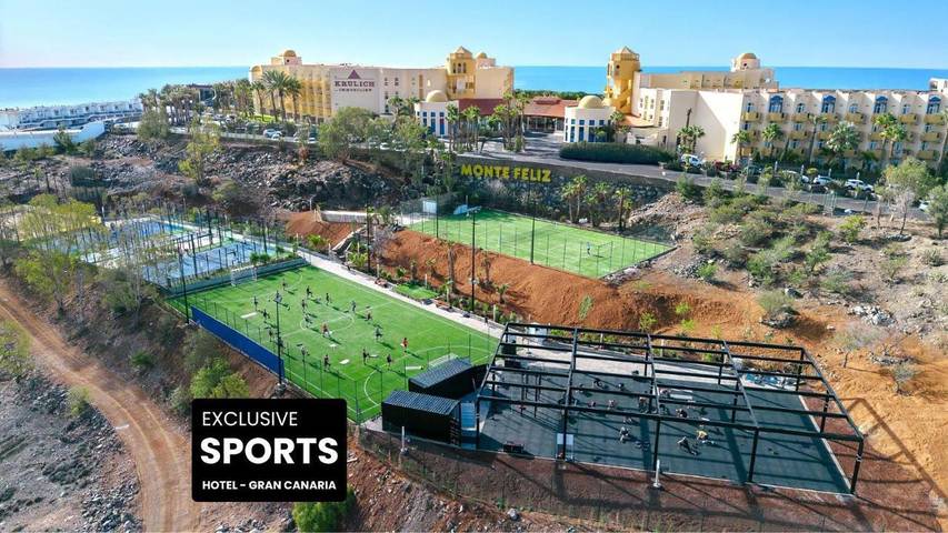 Apartahotel para 4 personas, con piscina y jardín en Gran Canaria Sur