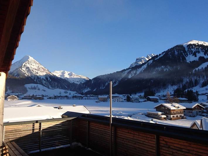 Ferienwohnung für 6 Personen, mit Terrasse und Sauna sowie Ausblick in Au