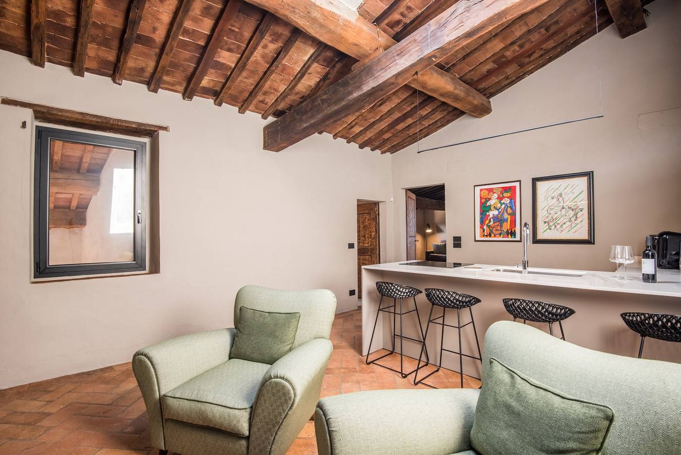 Entire apartment, Apartment "La Porticina" with Wi-Fi & A/C in Montalcino, Val d'Orcia