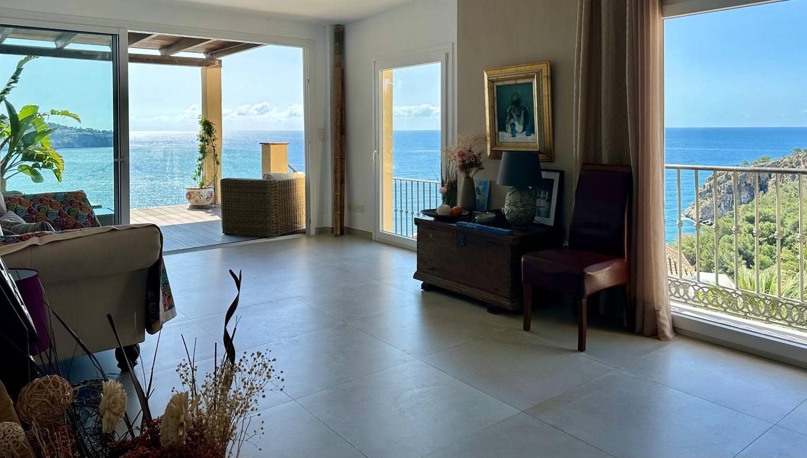 Vakantiehuis 'Mooi Huis met Prachtig Uitzicht op Zee' met Zeezicht, Wi-Fi en Airconditioning in Cerro Gordo, Almuñecar