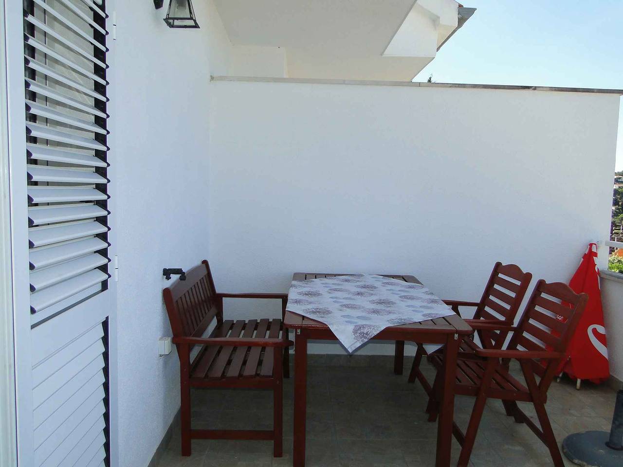 Hel ferieleilighet, Holiday flat with balcony and sea view  in Primosten, Šibenik-Knin