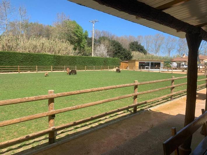 Alojamiento y desayuno para 6 personas, con Terraza además de Jardín y Piscina en Platja d'Aro