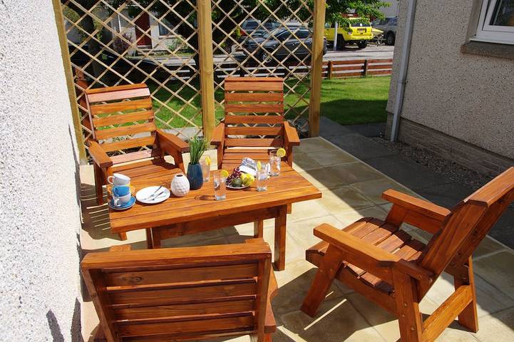 Ferienhaus für 4 Personen, mit Garten in den Highlands