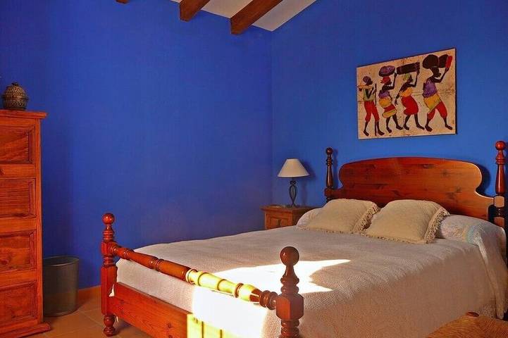 Stylish Andalusian country house with pool in olive grove facing the sea in Almuñecar, Costa Tropical