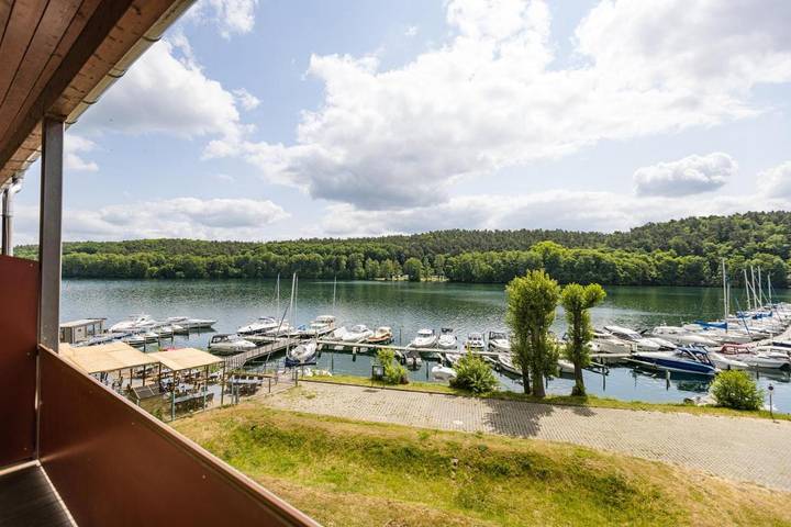 Ferienwohnung für 4 Personen, mit Balkon und Terrasse sowie Seeblick und Ausblick in Joachimsthal - 4