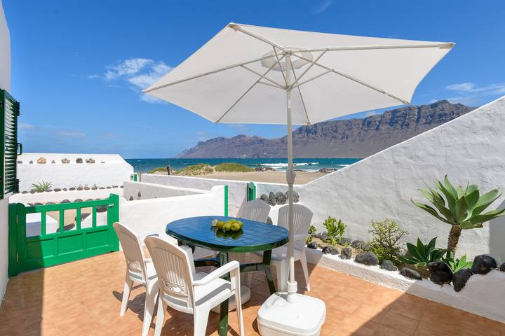 Ferienwohnung für 4 Personen, mit Meerblick und Balkon sowie Garten auf Lanzarote - 4