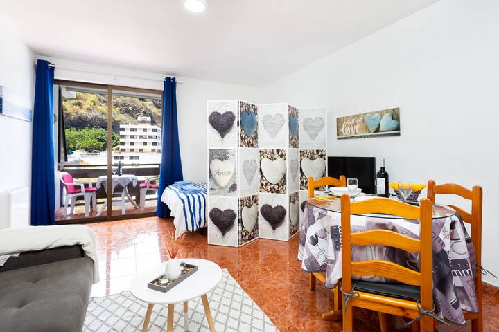 Ganzes Studio, Studio direkt am Strand, Traumblick auf den Atlantik & WIFI gratis in San Marcos, Teneriffa Nord