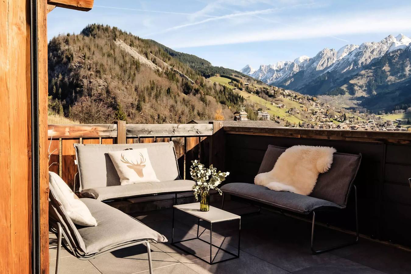 5*, 12 pers, spa extérieur & sauna, vue panoramique, 300 m pistes, 5 chambres in La Clusaz, Région d'Annecy