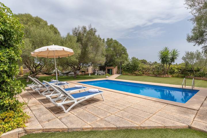 Casa de campo 'Villa Sa Teulada' com vista para a montanha, Wi-Fi e ar condicionado in Santa Margalida, Majorca (Norte)
