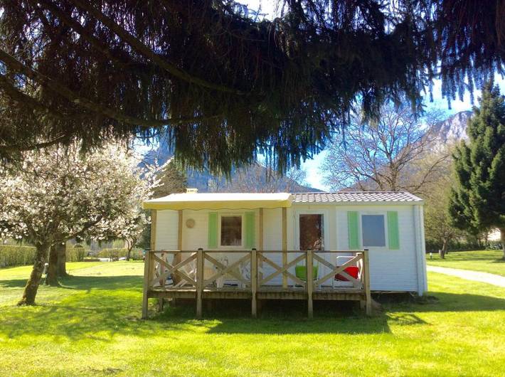 Camping pour 4 personnes, avec Balcon ainsi que Terrasse et Vue