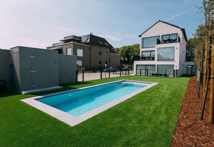Vakantiewoning voor 4 personen, with uitzicht and zwembad as well as tuin, kindvriendelijk in Vlaanderen