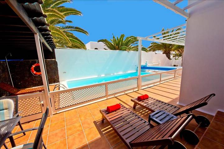 Casa rural para 10 personas, con balcón además de jardín y piscina en Teguise - 2