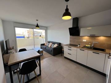 Appartement De Vacances pour 5 Personnes dans Valras-Plage, Région de Béziers, Photo 3