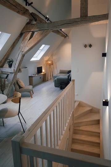 Gîte pour 4 personnes, avec sauna et jacuzzi à La Bruyère