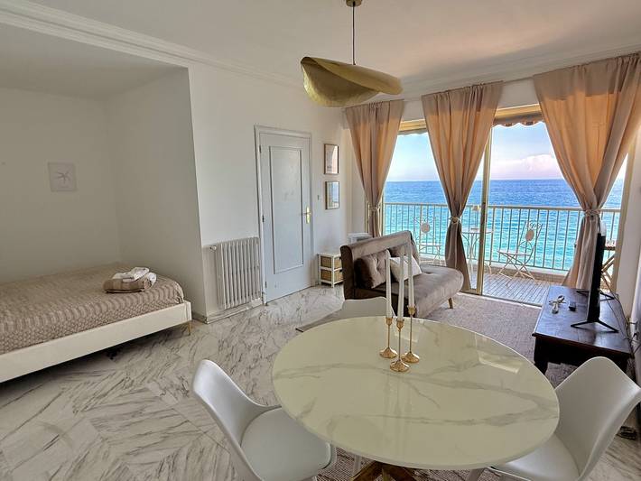 Studio für 2 Personen, mit Meerblick und Balkon sowie Terrasse in Menton - 3