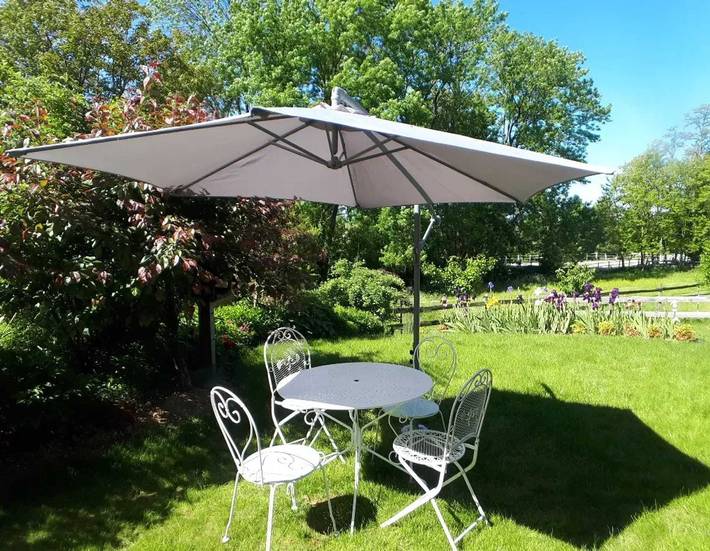Appartement de vacances pour 4 personnes, avec jardin