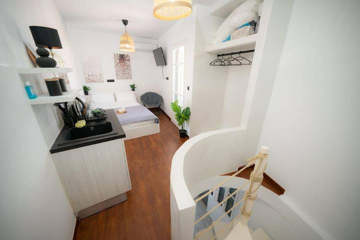 Gîte pour 2 personnes, avec balcon dans Kithnos Chora