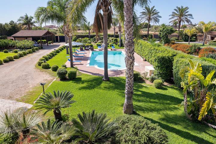 Villa per 8 persone, con balcone/terrazza e balcone in Marsala