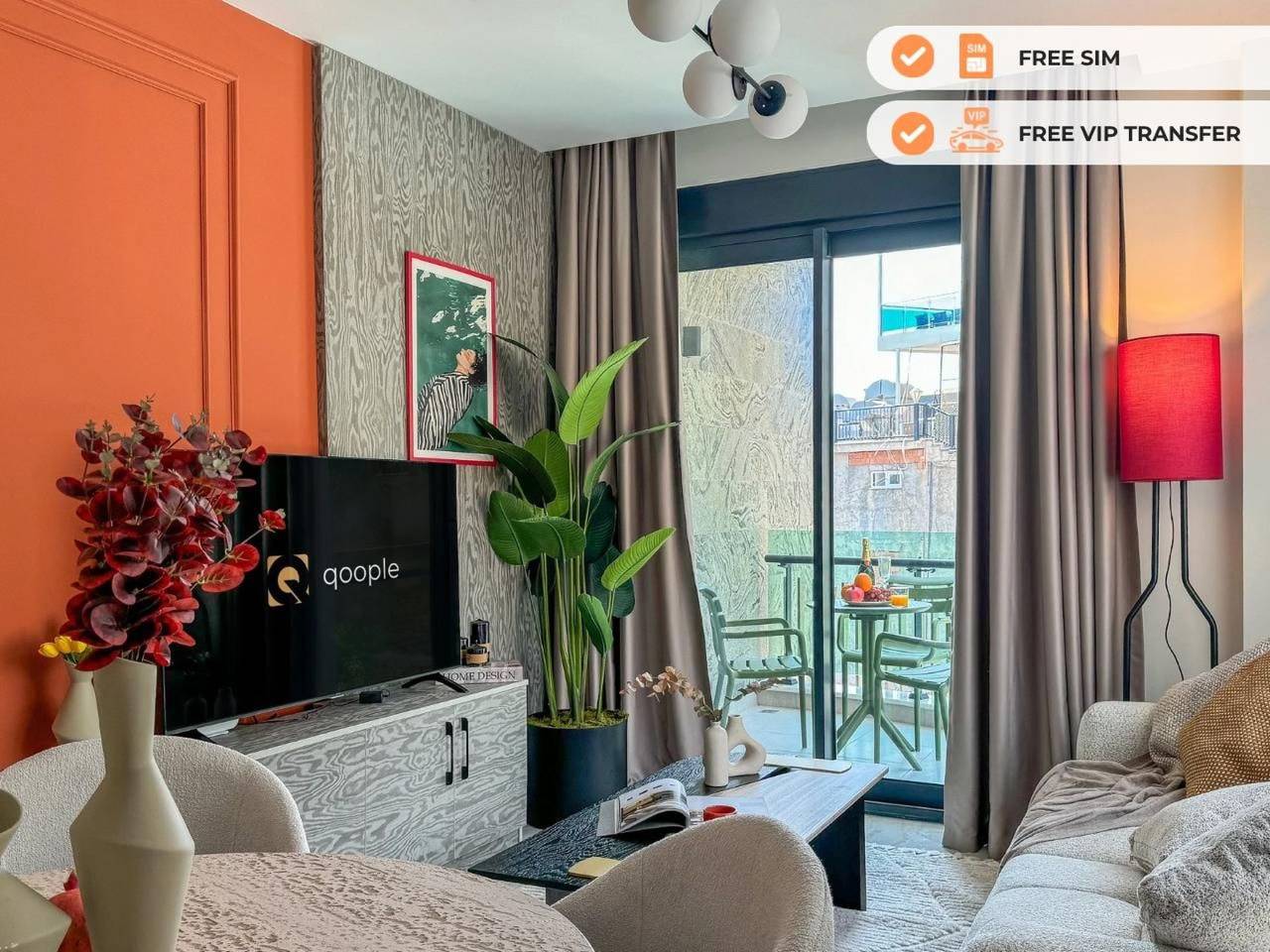 Appartement entier, Appartement de vacances pour 4 personnes avec sauna in Tosmur Beach, Province d'Antalya